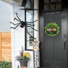 Interchangeable Green Welcome Wreath Sign, 17" Front Door Holiday Decor