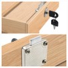 4 Sets Security Drawer Lock Furniture Lock Cylinder Cam Drawer