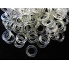 50 Clear Plastic 13mm Roman Blind Rings