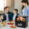 Pitmoly Stainless Steel Bread Box, 2 Layer Roll Top Bread