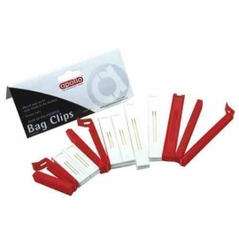 apollo THE HOUSEWARES BRAND Apollo Pack of 10 Bag Clips Assorted, Multi-Colour, 10 Pack