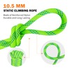 AOLEBA 10.5mm Static Climbing Rope for Outdoor Rock Climbing, FireRescue,