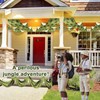 Moukeren 3 Pcs 36 ft Rainforest Palm Leaves Decorations for