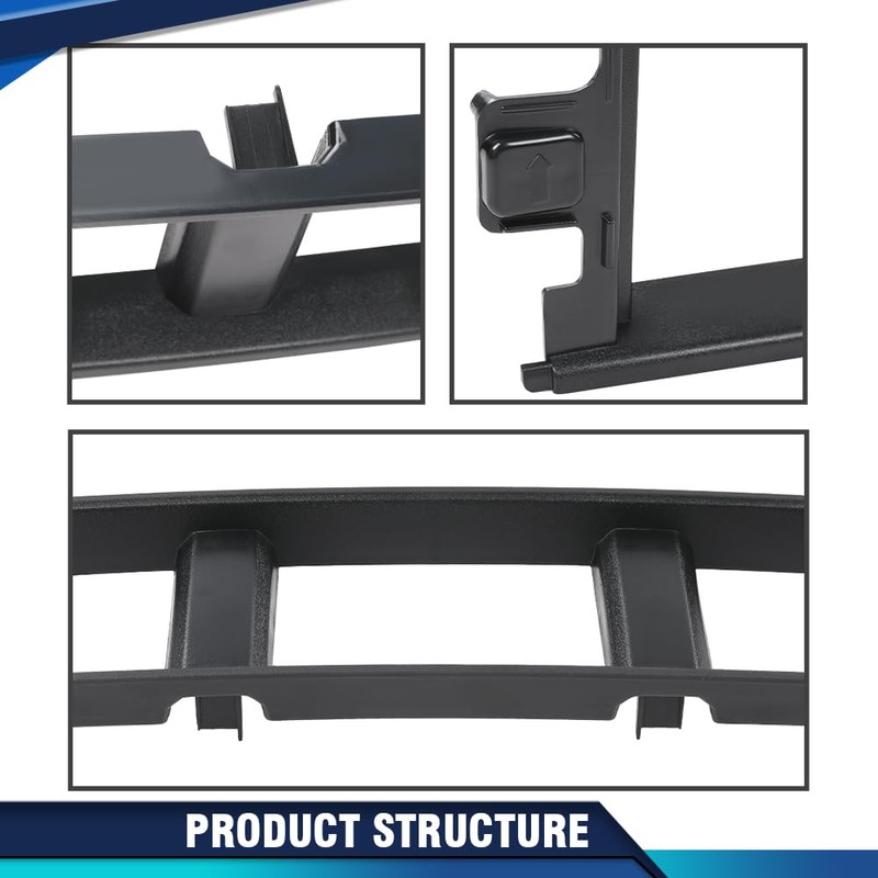 PIT66 Front Bumper Center Cover W/o Metal Clips, Compatible With