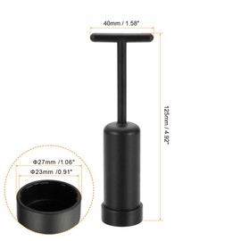sourcing map G9 Socket Ring Removal Tool Light Replacing Accessories, Black PVC, Pack of 2