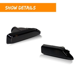 ADIIL Front Fender Side Marker Indicator Light Housing Assembly For 17-up MINI Cooper F60 Countryman, Replace OEM Sidemarker Lamps Housing