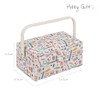 Hobby Gift Medium Sewing Craft Hobby Storage Box, Haby Notions