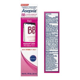 Asepxia Bb Maquillaje Líquido 8 En 1 Autoajustable 2pz 30ml