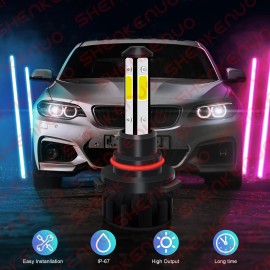 SHENKENUO For Toyota RAV4 2006-2012 Combo 6x LED Front Headlight High/Low/FOG Lights Bulbs