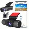 3 Channel Dash Cam 2K+1080P Front, Inside and Rear, Screenless