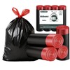 RULDGEE Sacchi della spazzatura da 60 l, con coulisse, 40