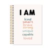 OSLYSOF Positive Affirmation Gifts Spiral Notebook, Boho Rainbow Affirmation Journal,