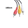 YTFGGY AV Cable for Sega Dreamcast, 1.8M, Black, S-Video &
