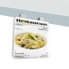 23.6 * 23.6 inches Double-sided Light Advertising Board, LED Advertising Light Box with L-shaped Brackets