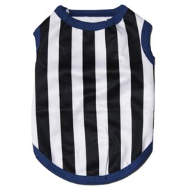 Petitebella Puppy Clothes Dog Dress Black White Stripes Cotton T-Shirt (X-Large)