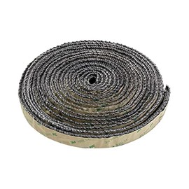 Self Adhesive Stove Window Glass Gasket Tape, 1" Width 216" Length, Flat Stove Door Glass Gasket, Self Stick Flat Gasket Tape for Stove and Fireplace Window Glass