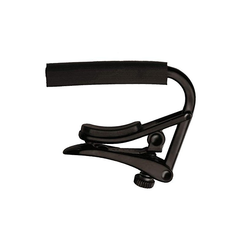 SHUBB - C1K Capo Noir, Kapodaster für Gitarre mit Stahlsaiten,