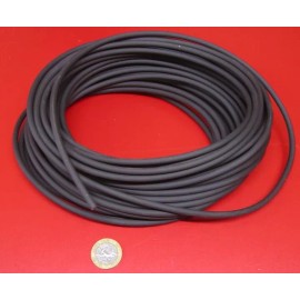 Santoprene TPE Tubing Shore 64A Black 3/16" OD x 1/16" ID x 50 Ft Length