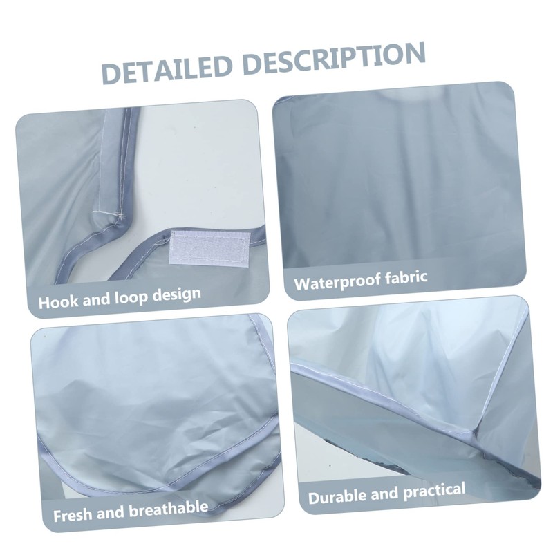 Mikinona Waterproof Barber Cape Hairdressing Cloak for Home Haircut Polyester