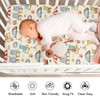 Beach Vacation Seaside Fitted Baby Crib Sheets for Girl Boy