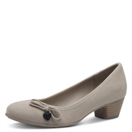 s.Oliver Women's Pumps with Bow Small Heel, Beige (Nude), 37 EU, nude, 37 EU