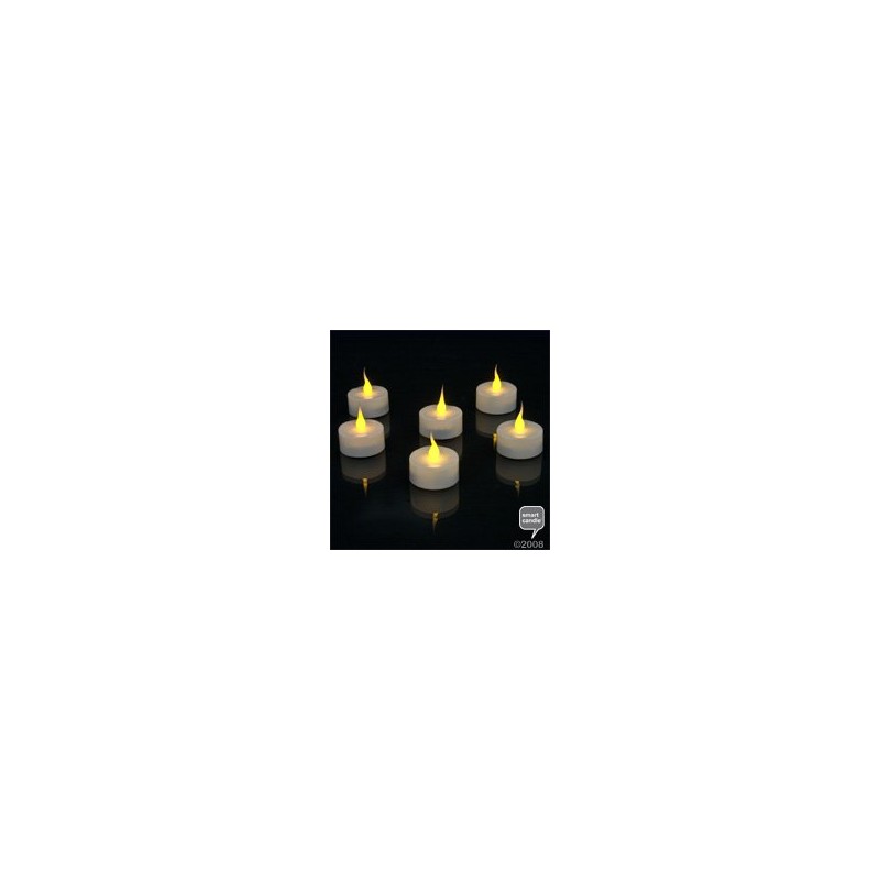 SC9682-10 Amber Flame T-Light Pack 10