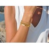 Starain Gold Beaded Bracelets for Women 18K Gold Plated Beaded