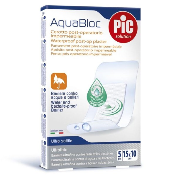 Pic Solution AQUABLOC PANSEMENT PIC RESISTANT A L' EAU 15CM