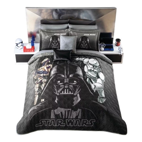 Colchas Concord Edredón Neo Darth Vader Matrimonial Individual Concord