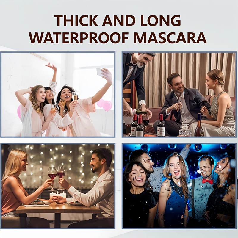 10 ml Waterproof Eye Cosmetics, Mascara for Women, Black