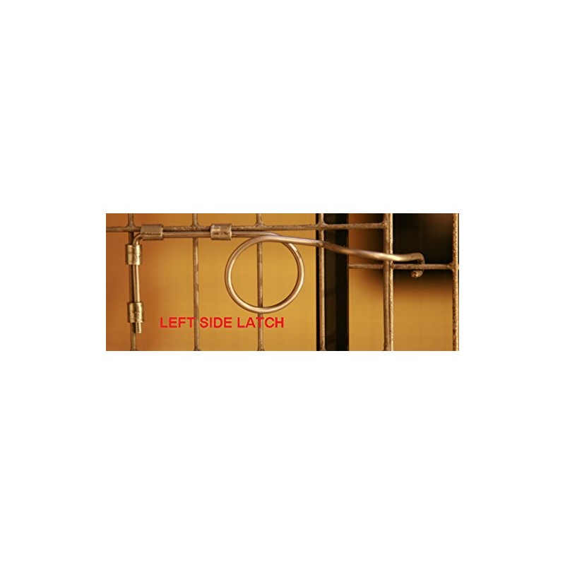 10 Pack Stainless Steel Wire Door Cage Latches Left by