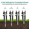 JIUYIBC Golf Divot Tool with Magnetic Ball Marker, Tee Height