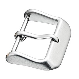 ALPINE INTERNATIONAL Watch Strap Replacement Buckle Clasp in Heavy Duty Steel Material - Steel -20 mm