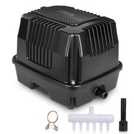 hygger Pond Aerator Linear Air Pump Powerful Quiet Commercial Tank Air Pump Pond Pump for Pond Aeration Waste Treatment Septic Fish Farm Hydroponic Aquarium Seafood Restaurant