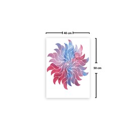 Le Jardin du Lin Printed Cotton Bags with Drawstring, Shopping Bag, Fabric Bag, Fabric Bag, Vegetable Bag, Reusable, Environmentally Friendly, Multipurpose, Foldable, Size: 40 x 50 cm