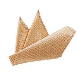 DonDon Men's Pocket Square 21 x 21 cm Dimensionally Stable and Adjustable for Celebrations, Multi-Colour, gold