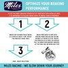 Miles Racing - Disc Brake Pads - Semi Metallic -