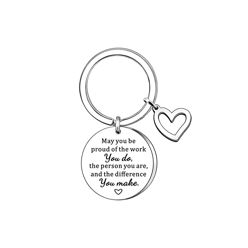 AMZQ Coworker Employee Appreciation Gifts Keyring for Men Women Leaving