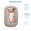 Lucakuins Baby Lounger for Infants 0-12 Months, Bionic Design, Organic