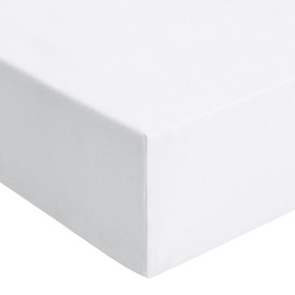 RUIKASI Superking Fitted Sheet Deep - White Bottom Sheet for Super Kingsize Bed with 40cm 16 Inches Extra Deep Sided Pocket, Soft Microfiber Bedsheet Ultra Deep Fit with Mattress