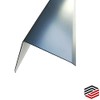Aluminium angle 3-fold anthracite, 2000 mm aluminium angle, exterior decorative