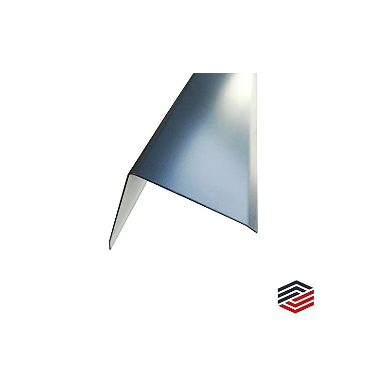 Aluminium angle 3-fold anthracite, 2000 mm aluminium angle, exterior decorative