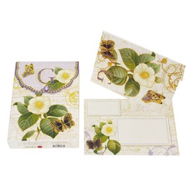 Punch Studio Greeting Card Set Pouch Box Initial