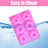 3 Pack Donut Pan for Baking 6 Cavity Silicone Molds