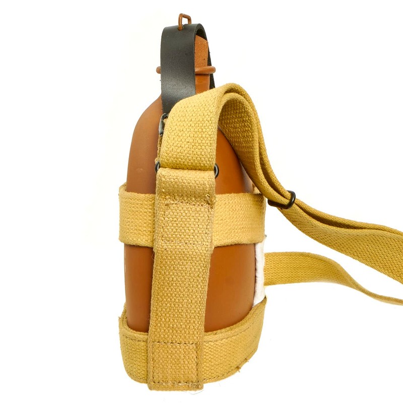 Japanese WWII Imperial Army Canteen and Harness Set