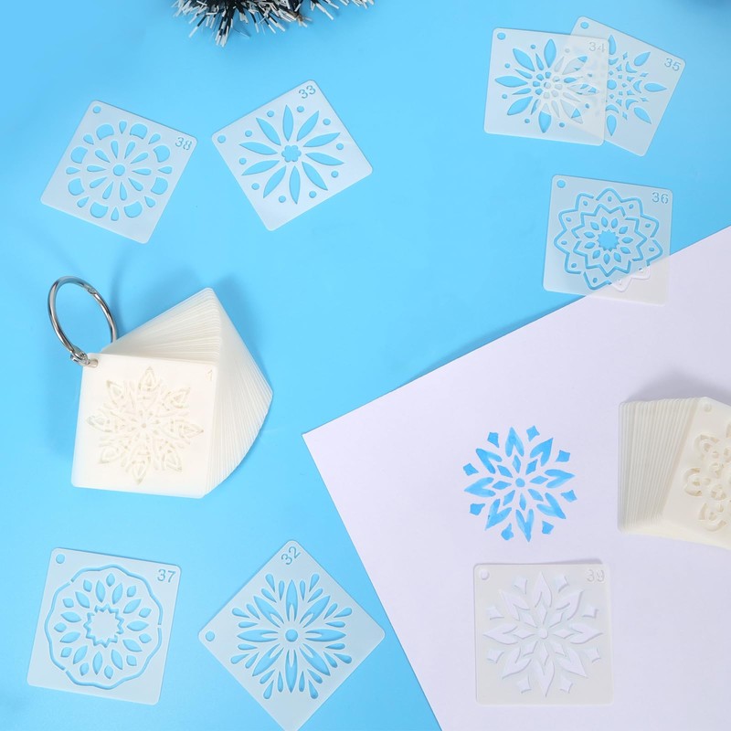MWOOT 60 Pcs Mandala Stencils, Floral Templates for Painting on