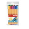 Stabilo Fineliner Point 88 Wallet of 20 Assorted Colors
