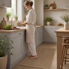 Washable Kitchen Runner Rug for Floor Protection – Non-Slip Faux