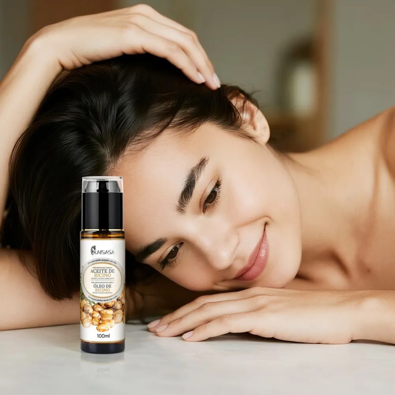 Kaisasa® Aceite Ricino Aceite De Castor Tratamiento Capilar