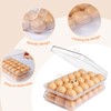 Pidea Shop Egg holder for fridge with lid - deviled